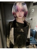アリー 原宿(ALLY)&nbsp;ハッシュカットシャギーウルフレイヤーカットエクステレイヤー