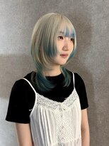 ノブレス(NOBLESSE)&nbsp;ホワイトブロンド×ペールブルー