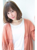 アンアミ オモテサンドウ(Un ami omotesando)&nbsp;【Un ami】小顔ワンサイド・フリンジバング　ミディー　松井