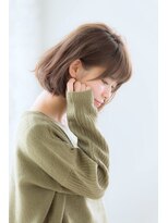 ジョエミバイアンアミ(joemi by Un ami)&nbsp;joemi 3Dカラージグザグバングミニマムボブノットヘアー　花野