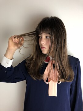 シャルマン 銀座(Charumante) 【Charumante銀座】フェザーバングのAラインロング♪