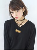 耳かけボブでふんわり可愛く☆