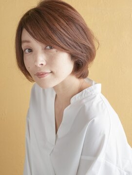 ミンクス ギンザ セントラル(MINX ginza central) 大人かわいいショートボブ #モード#3Dカラー#ミニマムボブ