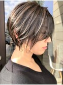 ブルーグレー×ショートレイヤー★