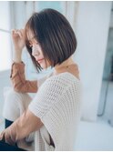 ナチュラルショートボブ