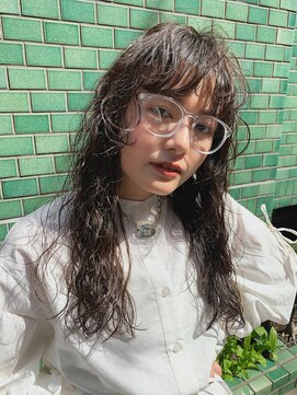 キューズ クラブ(cuz KLUB) 【cuzKLUB】ウルフバング×ソフトスパイラルパーマ【池袋】