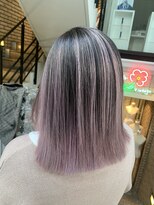 ラフ 難波店(LAFF)&nbsp;#黒髪#ボブルフ#ネビージュ#小顔#ワンレン