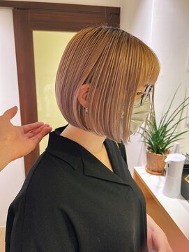 バッタ(Batta) 「KENTA」リアルお客様×広がり抑えます×ベージュボブ