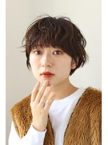 エクリ シセイドウ 麻布十番店(equri×SHISEIDO) ゆるふわパーマ×マッシュショート