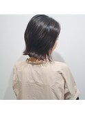 パープルブラック/レイヤーロング/20代30代40代