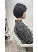 大人可愛い30代40代50ショートボブショート丸みショート