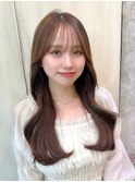 *20代30代40代◎小顔シースルー前髪顔まわりレイヤーカット