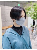 ミィ 浦和(mee)&nbsp;デザインカラールイヤーカット/ウェットヘア／オリーブべージュ