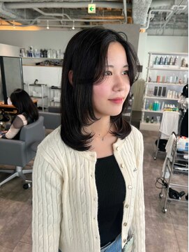 カフ(CAF) CAF松本/レイヤースタイル/大阪美容室/心斎橋美容室