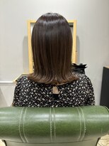 ヘアサロン ナノ(hair salon nano)&nbsp;ナチュラルベージュ/透明感カラー/20代/30代/ミディアム