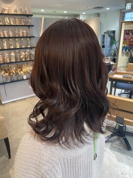 アヴァンスアンス 広島袋町店(AVANCE.ens) ピンクブラウンカラー