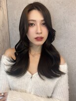 ルームバイシー 新宿(Loom. by Sea)&nbsp;レイヤーカット×ショコラアッシュ【モテ・愛され /小顔ヘア】