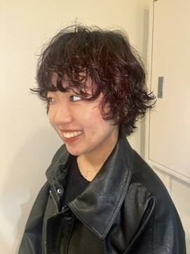 カンナ オーガニック ヘアデザイン(CANNA ORGANIC & HAIR DESIGN) パーマ×レッドブラウン
