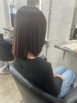 モエバイアリア(Moe by aria)&nbsp;顔まわりレイヤーボブ