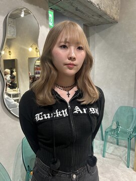 ゼスト リル 新宿(ZEST lill) 新宿/ハイトーンカラー/ミルクティベージュ