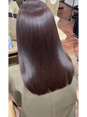 絹髪シルクトリートメント×red brownカラー