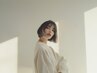 ☆顔周りの雰囲気アップ☆イヤリングカラー+小顔カット＋全体カラーで23100円