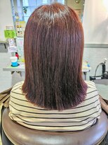 オッジ ヘアー 深谷店(Oggi Hair) ウォームピンク /グレイカラー  4月