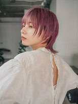 サロン シー(salon sea)&nbsp;salon sea とわ　ショートウルフ×パープルカラー