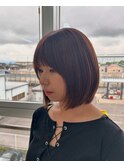 ラインのでるボブスタイル