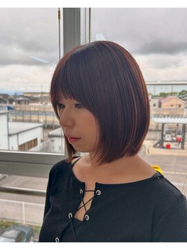 エリア 三条店(area) ラインのでるボブスタイル