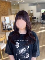 リアン(Lien) レイヤーカットくびれ巻き×暖色カラー[髪質改善/縮毛矯正]