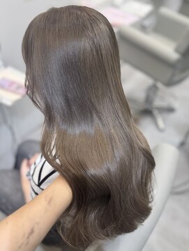 アール 横浜(R) 【MOMO】ブリーチ1回でミルクティーグレージュ◎ハイトーン