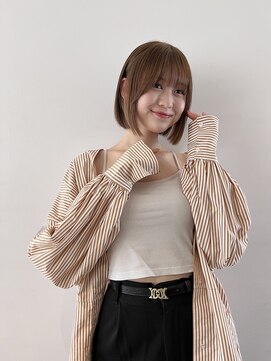 クオン 伊勢崎(QUON.) ぷつっとボブ×流れる顔周り