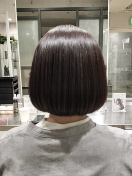 銀座ラボ 千葉店(LA BO) ぱつっと艶ボブ