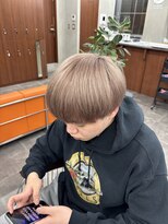 ニコ トウキョウ 渋谷(nico TOKYO)&nbsp;ミルクティーピンクダブルカラーピンクメンズハイトーン