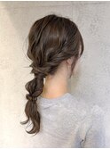 【Tierra美侑】ゆるふわローポニーお呼ばれヘア
