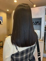 ブラウン (BROWN)&nbsp;【髪質改善】ケアストレート.....ロング