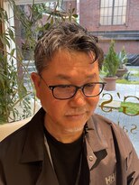 ハグズ&nbsp;大人メンズビジネスショート白髪を生かす清潔感40代50代60代