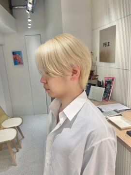 メンズペレ 渋谷(MEN'S PELE) MEN’S HAIR/サーフカール/刈り上げセンターパート/渋谷