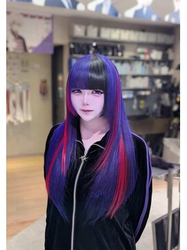 トーキョー オタクヘアー(TOKYO OTAKU HAIR) 東京喰種 神代利世/派手髪/地雷系/推しカラー/紫/赤/黒