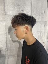 メゾンフォーメン(Maison for men)&nbsp;フェード×ツイストパーマ