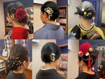 ヴァンセン(vincennes)の写真/【北品川駅4分】特別な日に崩れにくいヘアセットで＊結婚式・卒業式・夏祭り・お宮参り・結納等イベントに