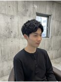 スパイキーショート　アクティブショート　メンズ　メンズパーマ