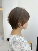 ニュアンスショート/髪質改善/ダークブルー/前髪/イメチェン