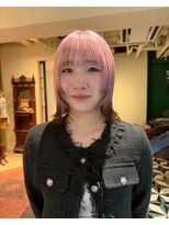 グッドフェローズ キタホリエ(GoodFellas kitahorie) レイヤーカットで魅せるハイトーンデザインカラーブリーチ艶感