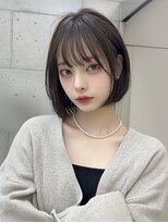 レア 銀座(Le'a) 韓国ボブレイヤーボブレイヤーボブ髪質改善ボブ20代ミニボブ