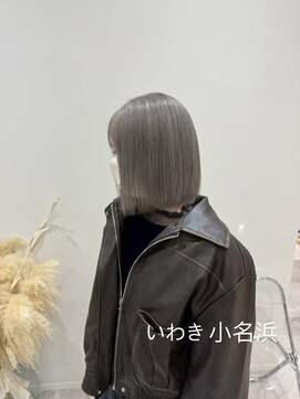 クルム(guleum) ハッシュカット/グレージュ/ツートンカラー/小名浜