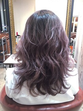 ヘアーブレイス(hair brace) 【hair brace】グラデーションカラー×ラベンダーグレージュ