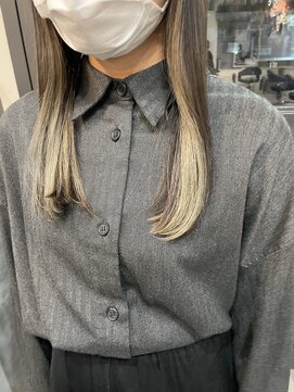 スイート ヘアデザイン(Suite HAIR DESIGN) インナーカラー 韓国ヘア ベージュカラー