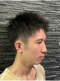 アップバングスタイル